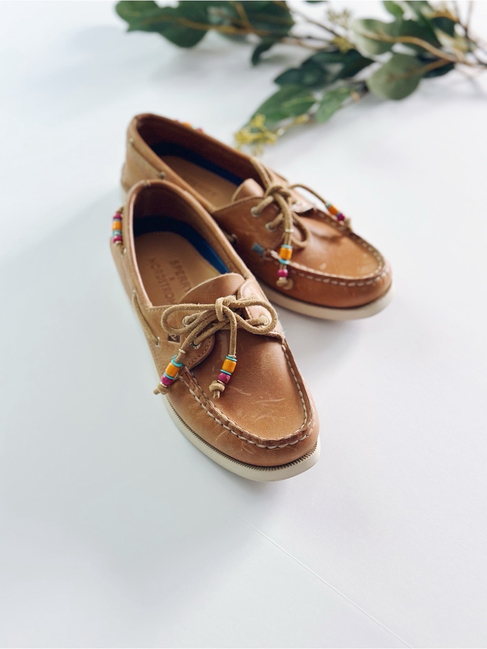 Sperry Brown Leather Boat Shoes Nordstrom Exclusive - Picture 5 of 11